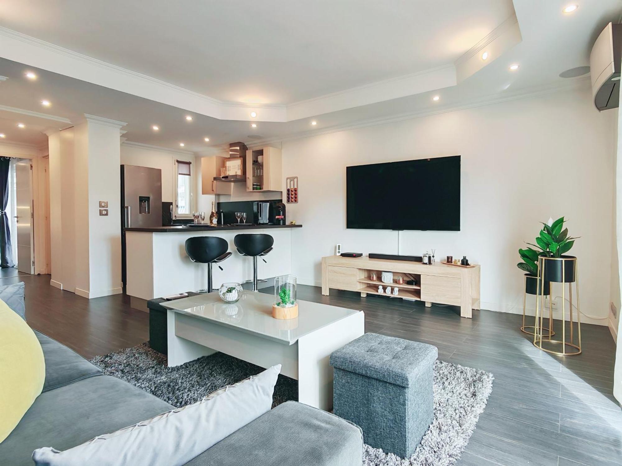 Magnifique Appartement Le Cannet,Cannes, Parking, Wifi Exterior photo